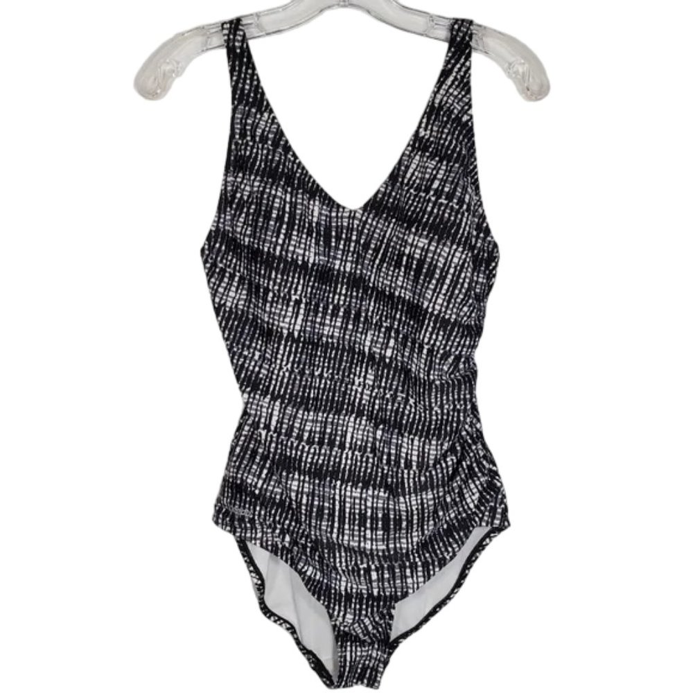 Speedo Bathing Suit Swim Modest Beach Vacation Retro style Pool One Piece 12